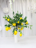 34" Artificial Lemon Stems: Faux Lemon Branch for Home Decor faux plants