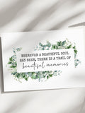 Sympathy Card, condolences card, thinking of you card, loss, grief card, bereavement card, Eucalyptus sympathy card, I'm sorry for loss card sympathy flower