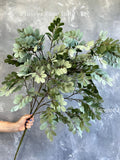 38" Huge Senna Siamea Tree Branch - Artificial Plant - Dusty Green faux plants