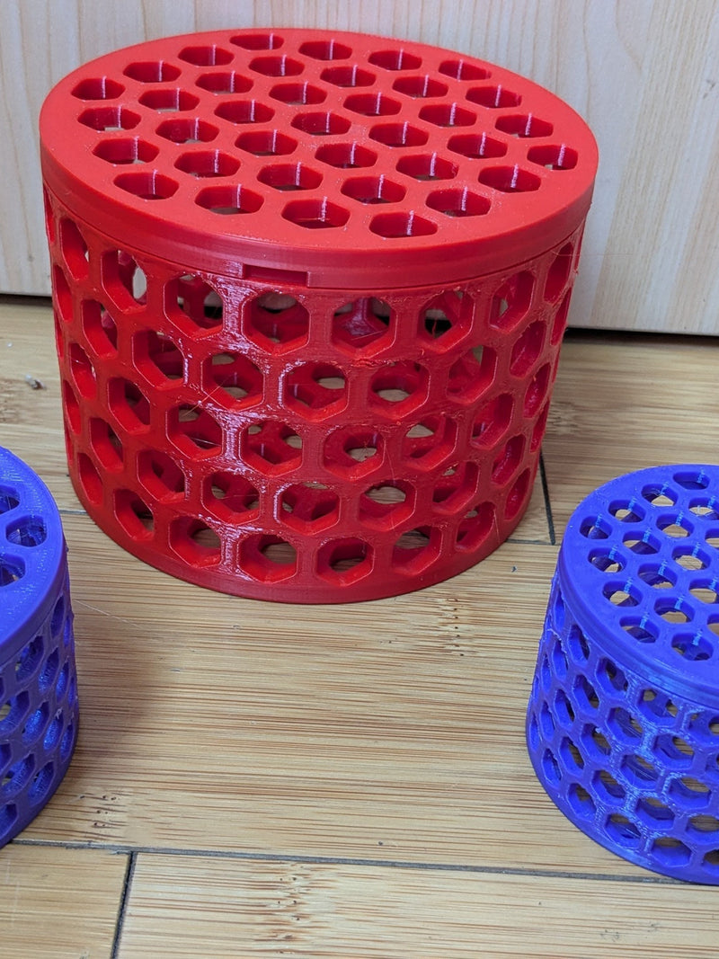 3D-Printed Mushroom/Anemone Box/Basket flower spore