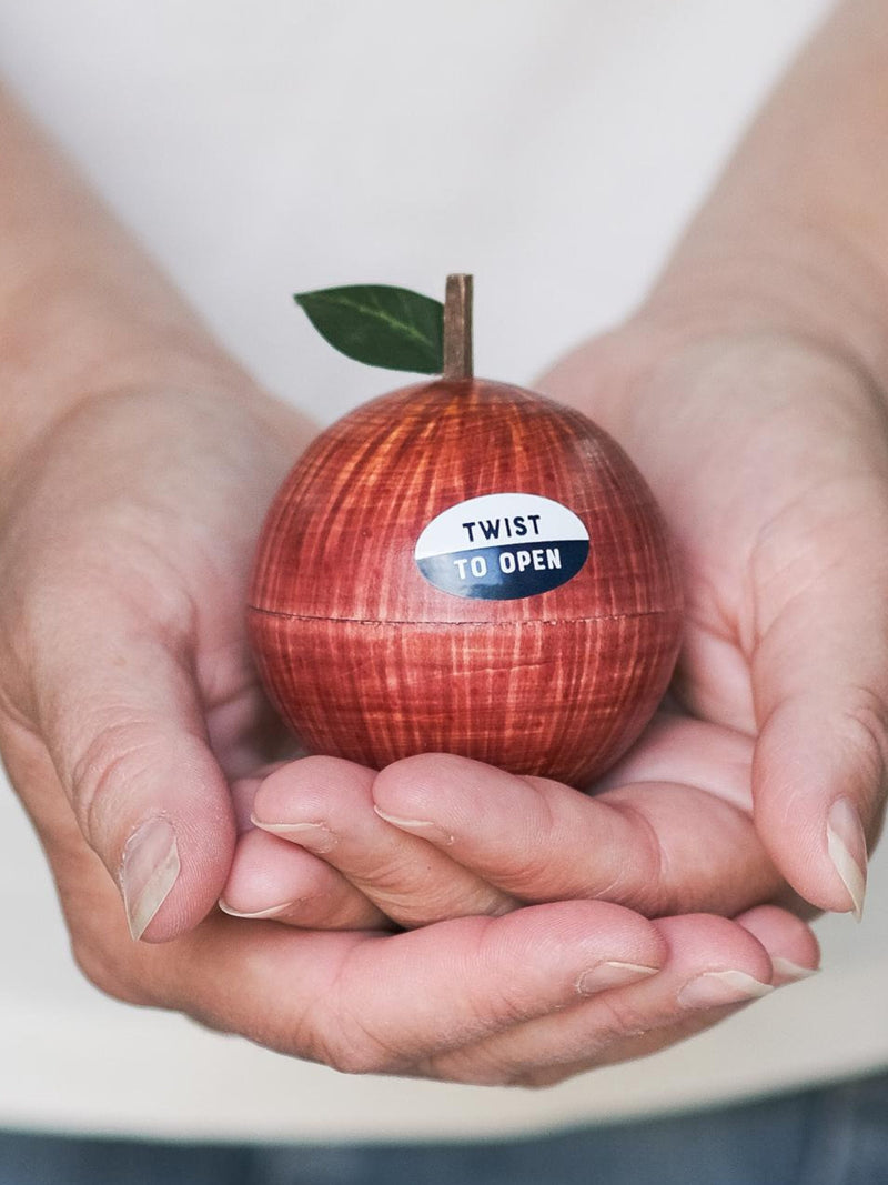 Personalised Wooden Apple with Secret Message - Valentines Day Gift, Anniversary Present, Unique Fruit Decor, Personalized Wooden Apple, ANNIVERSARY