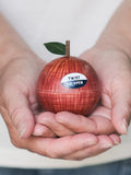 Personalised Wooden Apple with Secret Message - Valentines Day Gift, Anniversary Present, Unique Fruit Decor, Personalized Wooden Apple, ANNIVERSARY
