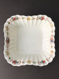 Hazel Dell Square Serving Bowl Multi Florals Copeland Spode, England flower spore