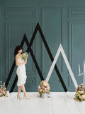 Wedding Ceremony Arches, Triangle Wedding Wooden Arch, Wedding Flowers Arch, Wedding Centerpiece, Rustic Wedding Arches, Wedding Decor wedding flower