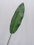 Artificial Bird of Paradise Leaf Stem, Fake Banana Foliage, Tropical Leaf Decor, Realistic Greenery, Home and Event Decor, Faux Plant Craft faux plants