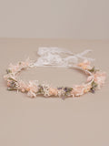 Baby's Breath Crown,Dried Flowers Crown,Bridal Crowns,Wedding Crown,Boho Bride Crown,Pale pink crown FLOWER DELIVERY