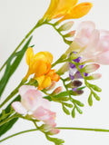 Artificial  flowers, Freesia, silk flowers, High quality ,Home decor, wedding gift silk flower