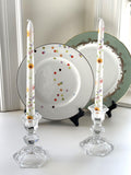 Wild Flower Pattern Taper Candles house warming flower