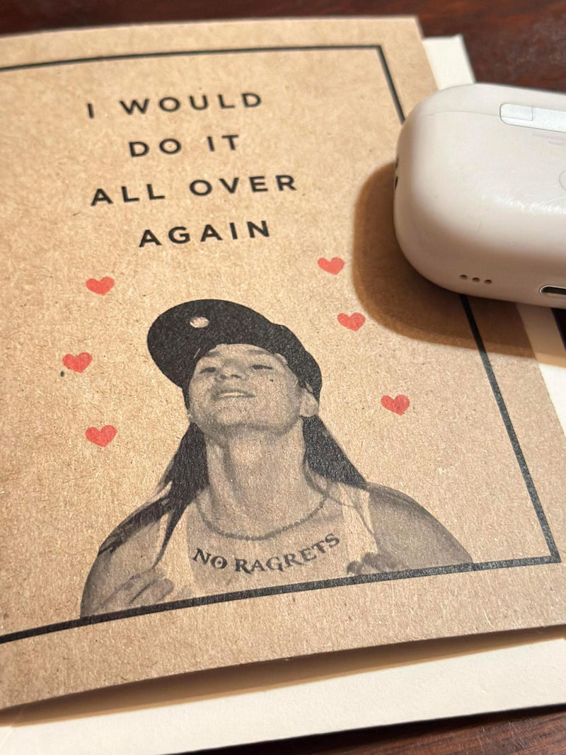 No Ragrets Meme Anniversary Card - I Would Do It All Over Again - Funny Anniversary Card for Her - Anniversary Card For Him ANNIVERSARY