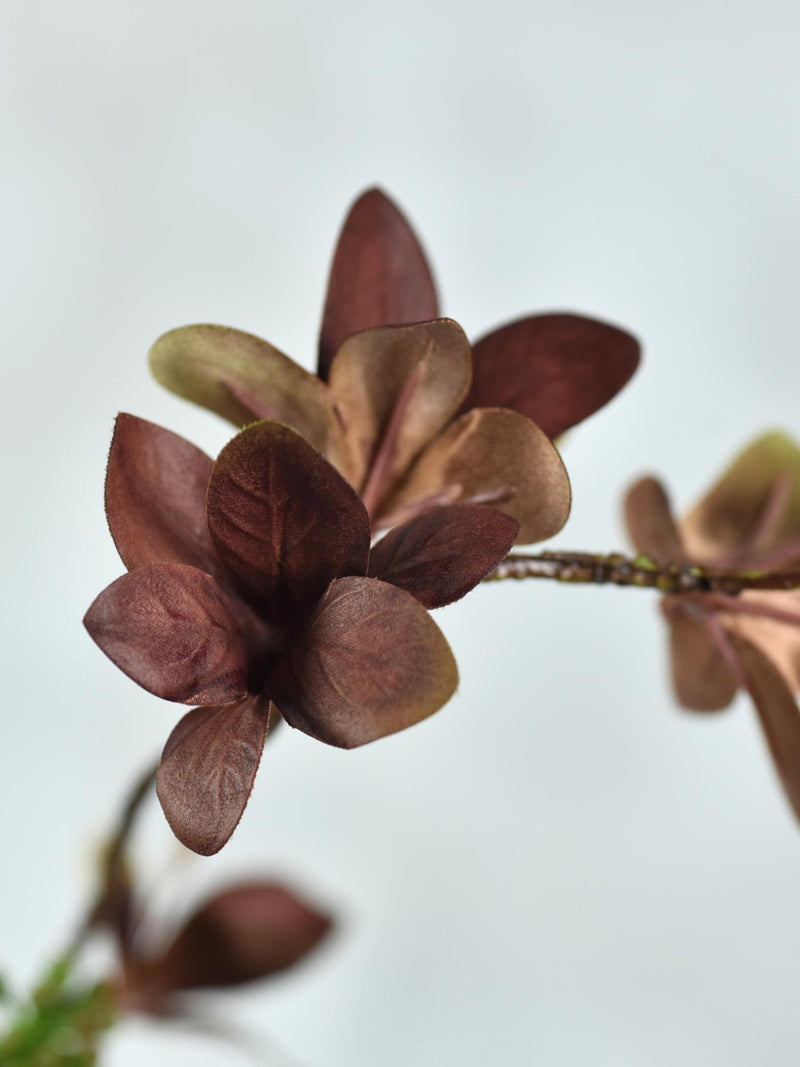 Faux Autumn Brown Japanese Enkianthus Leaf - Artificial Foliage / Branch / Plant / Home Decor / Fall Arrangement / Centerpiece / Gift / DIY faux plants