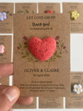 Personalized Plantable Seed Paper Wedding Favors: Eco-Friendly Thank You Gift seeds bulk