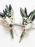 Mini dry flower boutonnieres, natural and real plants, Wedding mini Dried Flower buttonhole, Wedding accessories, Floral boutonnieres, wedding flower