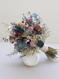 Rose + Eucalyptus+Lavender Dried Flower Bridal Bouquet,Dried flowers bouquet for wedding,bouquet,Bohemian Wedding Dried Flowers Bouquet