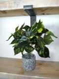 Artificial Printed Philodendron Leaf Bunch (Large) - With or Without Pot faux plants