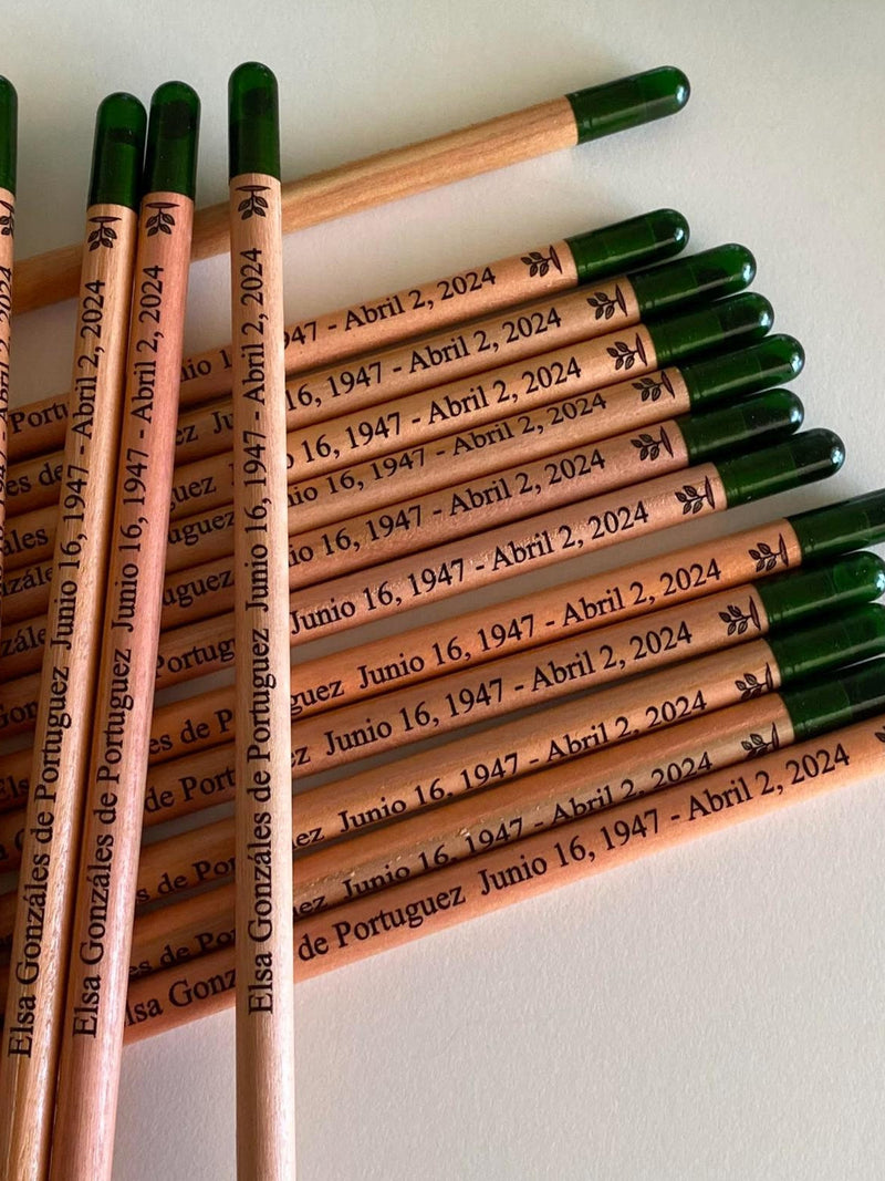 Personalized Pencil, Funeral Favor, Christmas Gift, Bulk Apprection seeds bulk