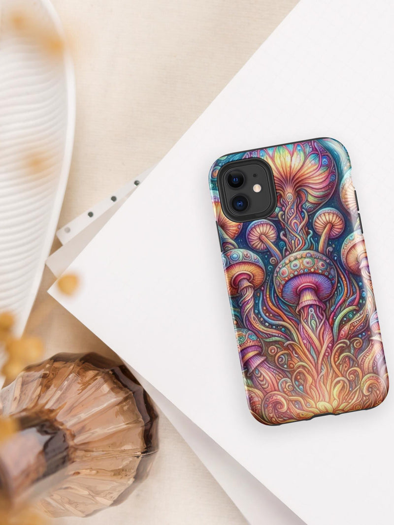 Tough Case for iPhone¨ "flowering Spores" flower spore