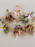 Dried flowers rose Mini Bouquet, Bohemian Mini Dried Flower Bouquet, Table Decorations, Center Decoration, Holiday Gift Bouquet