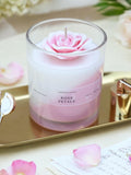 Rose Candle | Custom Candle | Wedding Candle | Scented Candle | Handmade | Bridal Shower Candle | Flower Candle | Unique Candle | Party Cand birthday flower