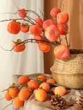 36.2"  Persimmon Tree Branch Artificial Faux Plants Home Decor Plants in 2 Colors , 2 Style faux plants