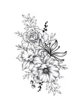 Custom Birth Flower Bouquet Tattoo Birth Month Flower Tattoo Family Custom Tattoo Grandma Garden Personalized Tattoo Design Digital Download birthday flower