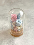 Personalized Preserved Rose Glass Dome ANNIVERSARY