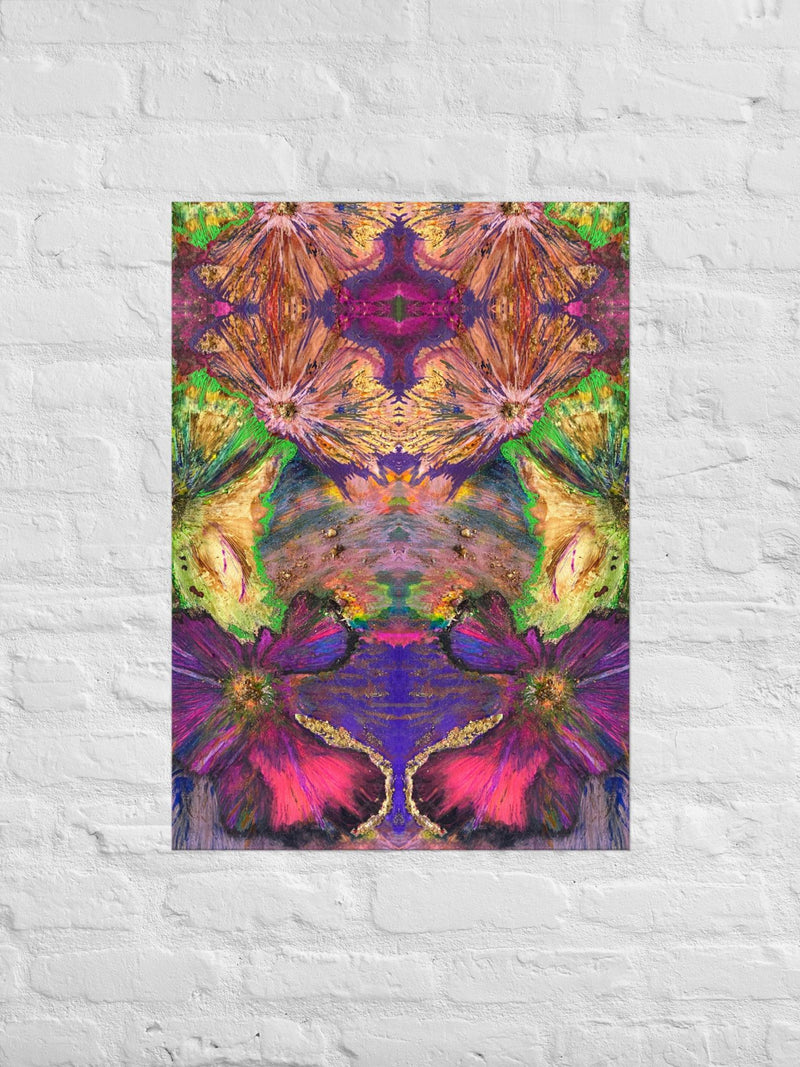 Discover the Magic of Nature in Art! With Mushroom Spore Print Artwork! flower spore