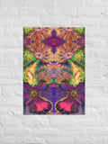 Discover the Magic of Nature in Art! With Mushroom Spore Print Artwork! flower spore