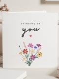 Thinking Of You Card, Sending Love Card, Sympathy Card Friend, Grieving Card, Condolences Card, Sympathy Card Flowers, Sorry For Your Loss sympathy flower