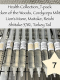 Culinary Mushroom Liquid Culture Health Collection! 7-pack flower spore