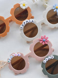 Floral Daisy Girls Personalized Name Sunglasses|UV400 Protection|Toddler Gift|kids Gift lKids Personalized Sunglasses birthday flower