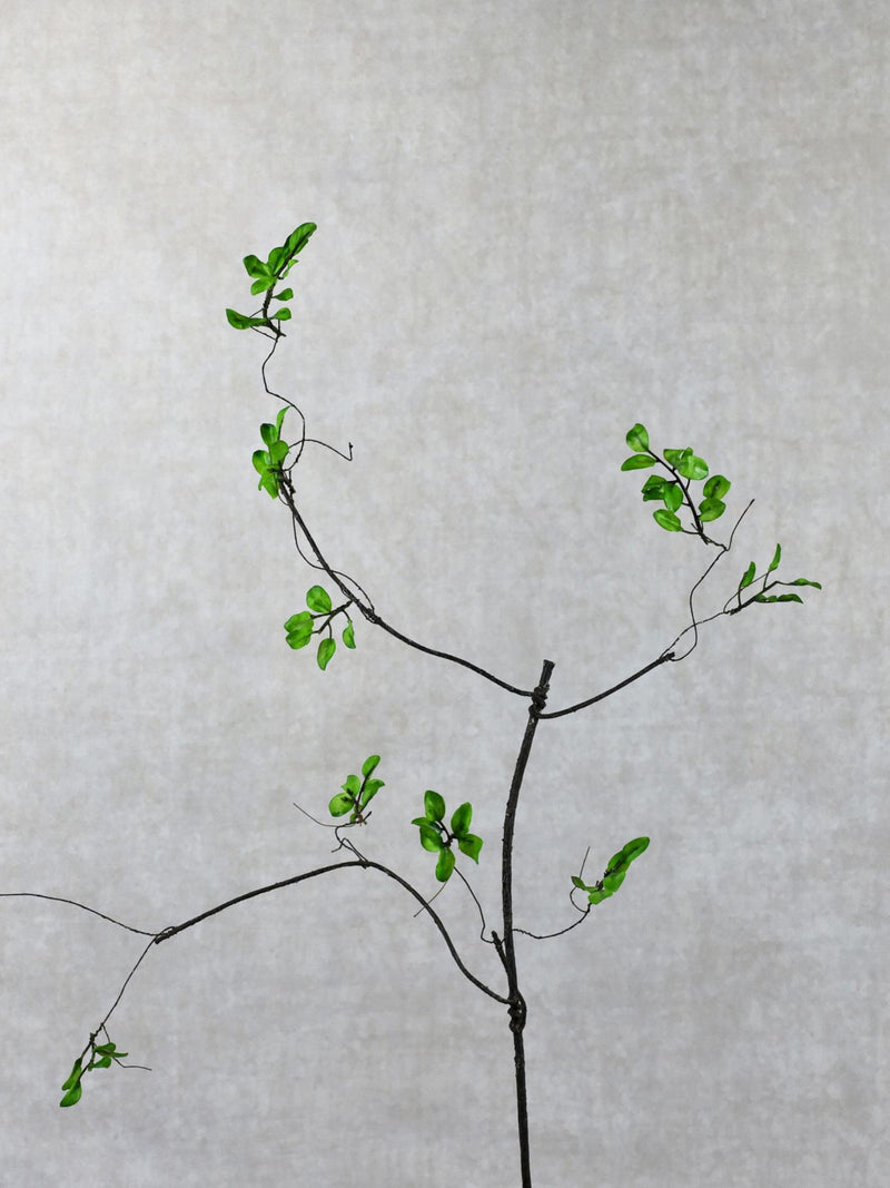 Faux Green Leaf Stem  - High Quality Artificial Foliage / Branches / Plant / Wedding / Home Decor / Arrangement / Centerpiece / Gifts / Vase faux plants