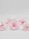 Cherry Blossom Cake Flowers Silk Flower Cake Topper Pink Faux Flowers for Birthday Cake Decoration Wedding Cake Decor Sakura Cake Flowers silk flower