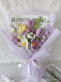Crochet Tulip Bouquet: Handmade Everlasting Floral Gift Bouquet