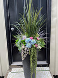 Succulent Urn filler for Summer, Succulent Planter drop in, faux urn filler, planters for porch, urn filler for summer, potted faux plant, faux plants