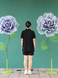 Giant Freestanding Silk Peony: Automatic Opening Closing Flower FLOWER DELIVERY