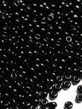 25g Preciosa 5/0 6/0 7/0 8/0 9/0 10/0 11/0 Seed Czech beads Glass Opaque Black (23980) seeds bulk