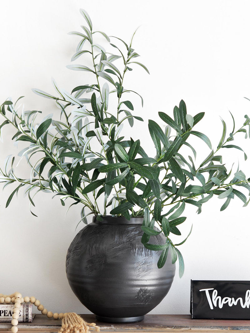 Artificial Olive Leaf Stems: 31Ó Faux Greenery Branch Twigs faux plants