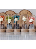 Personalized Birthday Favors: Dried Flower Glass Tube Party Gifts birthday flower