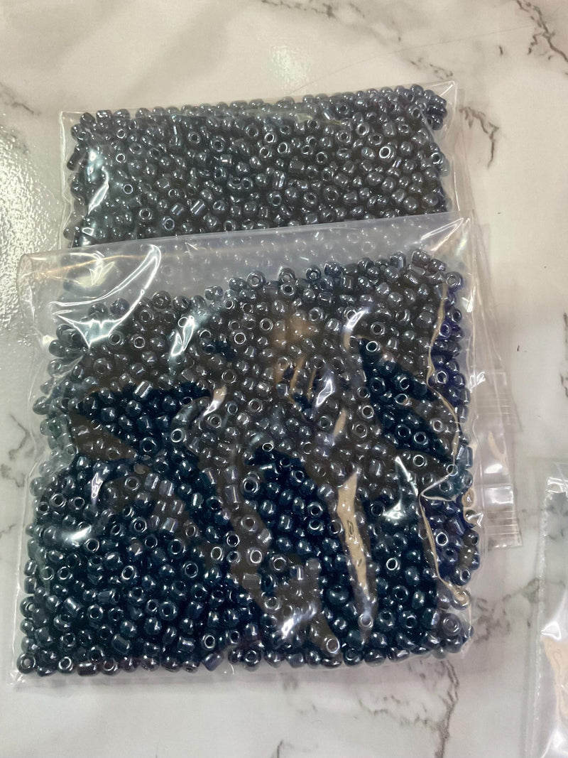 100g Glass Seed Beads, 4MM Jewelry Making Beads seeds bulk