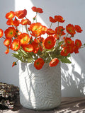 Faux Poppy Flowers/Silk Poppy flower Branch/DIY Florals/Centerpieces/Wedding/Home/Kitchen/Office Decor/ Gift for Her/wildflower bouquet silk flower