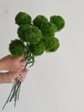 20" Artificial Green Ball Dianthus Green Ball, Faux Spring Summer Plant, DIY Floral Greenery, Home Decoration, Holiday Gifts faux plants