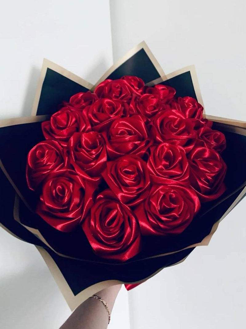 Satin Robbin Bouquest/Box FLOWER DELIVERY