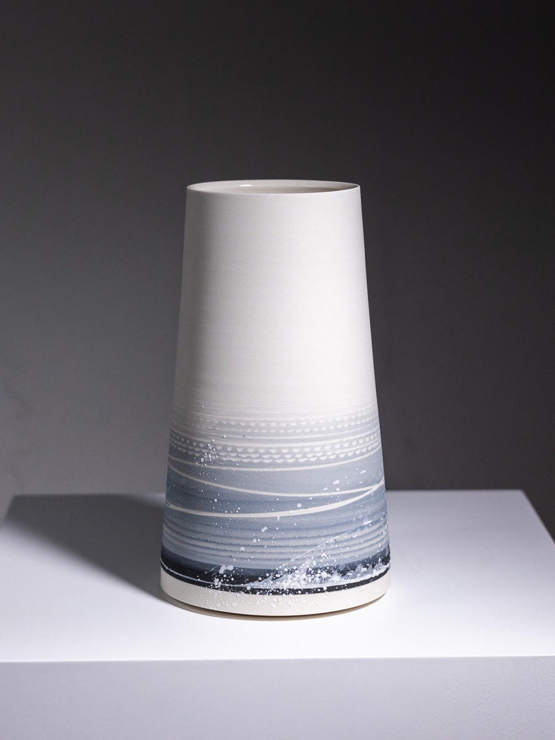 Handmade Porcelain Vase | Vase For Flowers | Birthday Gift | House Warming Gift | One of a kind | Floral arrangement | China Anniversary house warming flower