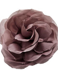 M&S Schmalberg Flower Large 7-inch Lucy Rose, 100% Silk Flower Brooch Pin Great For Millinery, Costume and Fashion Design   |   Mauve silk flower