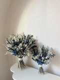 Bridal Bouquet - Pacific | Blue Wedding Flowers  | Boho |  Fall wedding_Dried Flowers_Elopement_Nature Inspired_Handmade_Idyllic Bouquet Bouquet