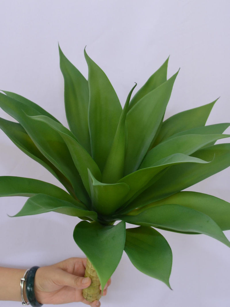 Artificial Yucca Plant, Faux Green Agave Tropical Succulent for Home Floral Decor, Tabletop Display, Modern Botanical Wedding Arrangements faux plants