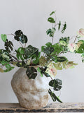 26.7" Fake Real Touch Small Monstera, Faux Plant Branch, Artificial Dark Green Plant, DIY Floral/Occasion/Wedding/Home Decoration | Gifts faux plants