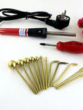 Japanese flower making tools : Soldering Iron, Fabric Flower Set silk flower