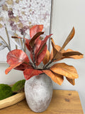 Faux Magnolia Leaf Branch: High-End Artificial Plant, Set of 2 faux plants