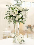 Rose Floral Bouquet Wedding Flower Ball Wedding Centrepiece Silk Floral Ball Table Centrepiece Party Table Decor Floral Table Runner silk flower
